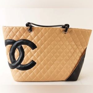 💎✨ RARE✨💎 chanel tote bag cambon